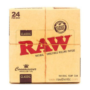 RAW Classic Connoisseur King Size Slim Rolling Papers-0