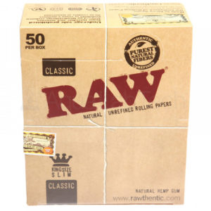RAW Classic King Size Slim Rolling Papers-0