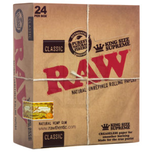 RAW Classic King Size Supreme Rolling Papers-0