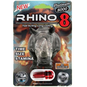 Rhino 8 Platinum 8000 Male Enhancement Pills-0