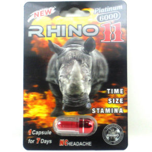 Rhino 11 Platinum 6000 Male Enhancement Pills-0