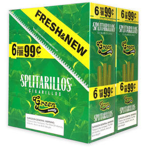 Splitarillos Cigarillos Green Sweets 6 Pack-0