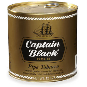 Captain Black Pipe Tobacco Gold - 12oz Can-0